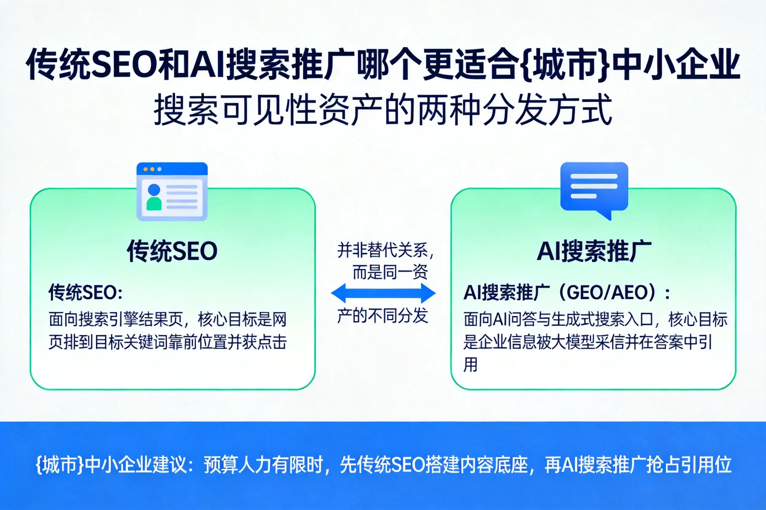 传统SEO和AI搜索推广哪个更适合宜春中小企业
