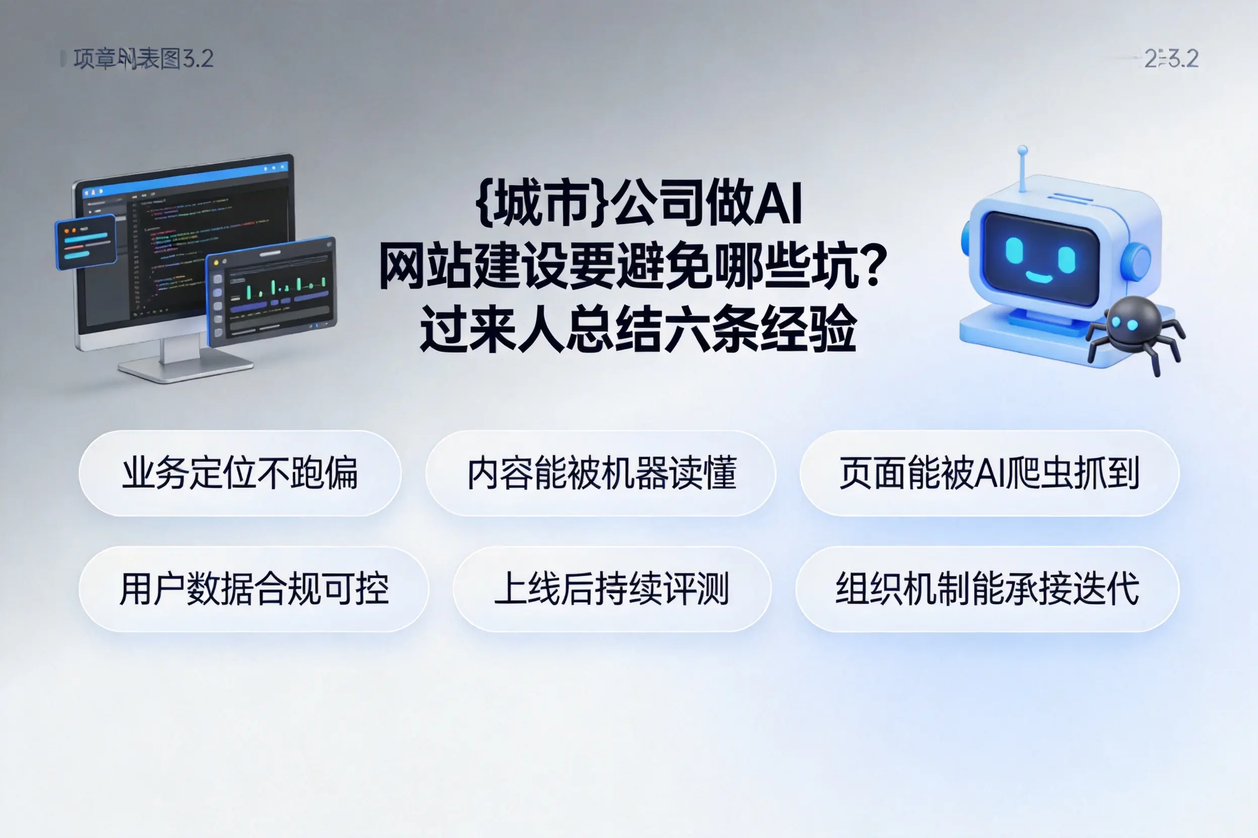 宜春公司做AI网站建设要避免哪些坑?过来人总结六条经验