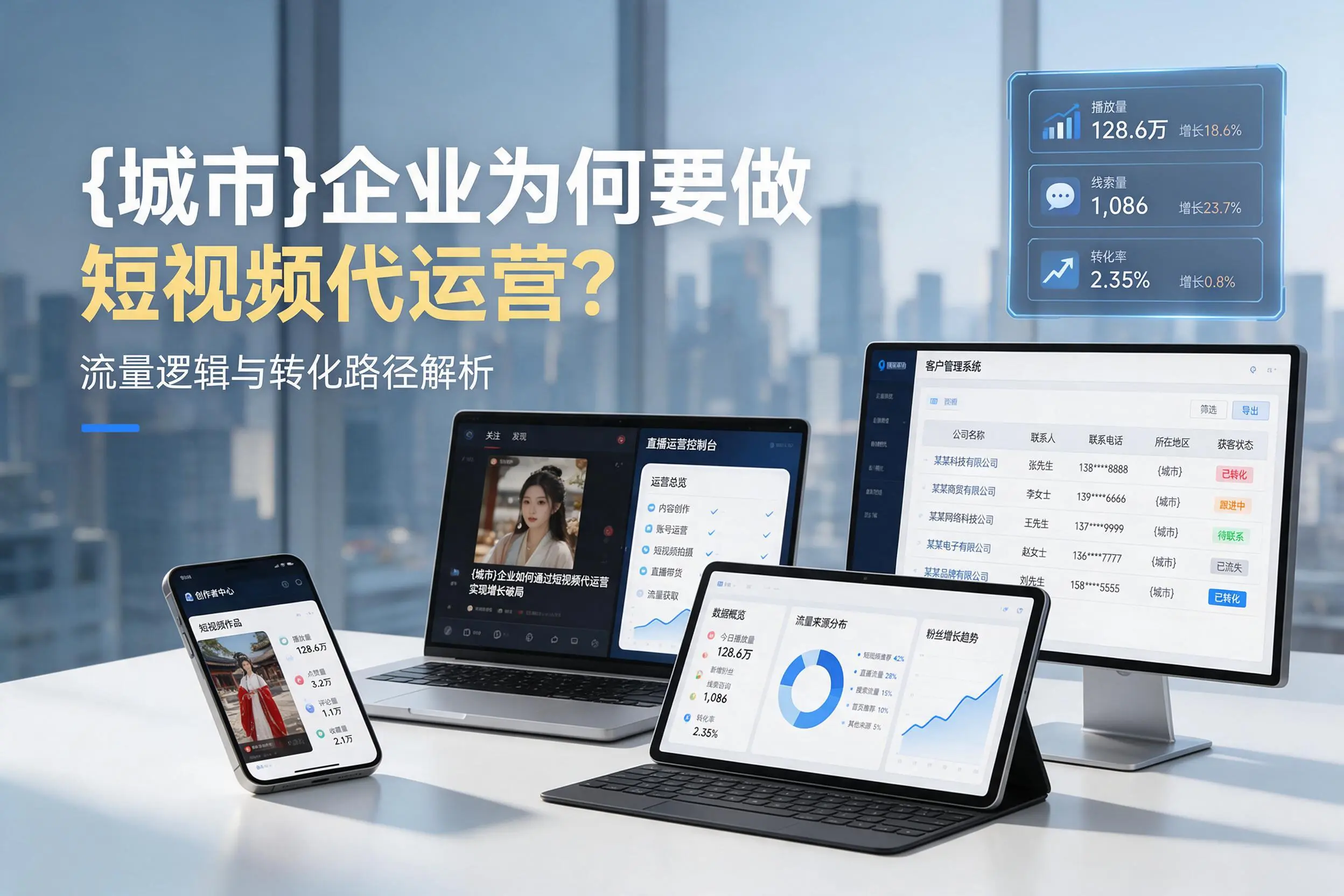 宜春企业为何要做短视频代运营？流量逻辑与转化路径解析