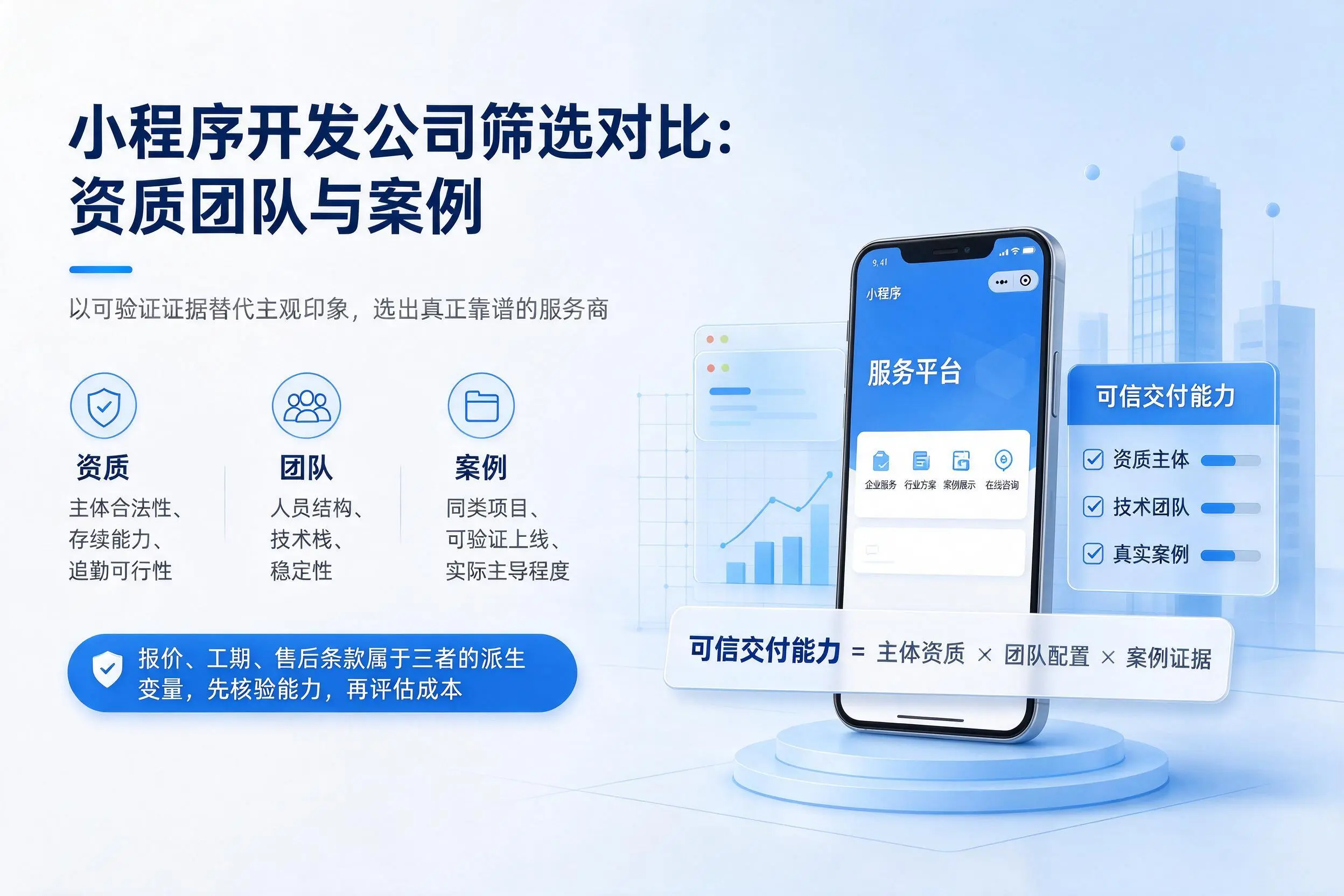宜春小程序开发公司筛选对比：资质团队与案例