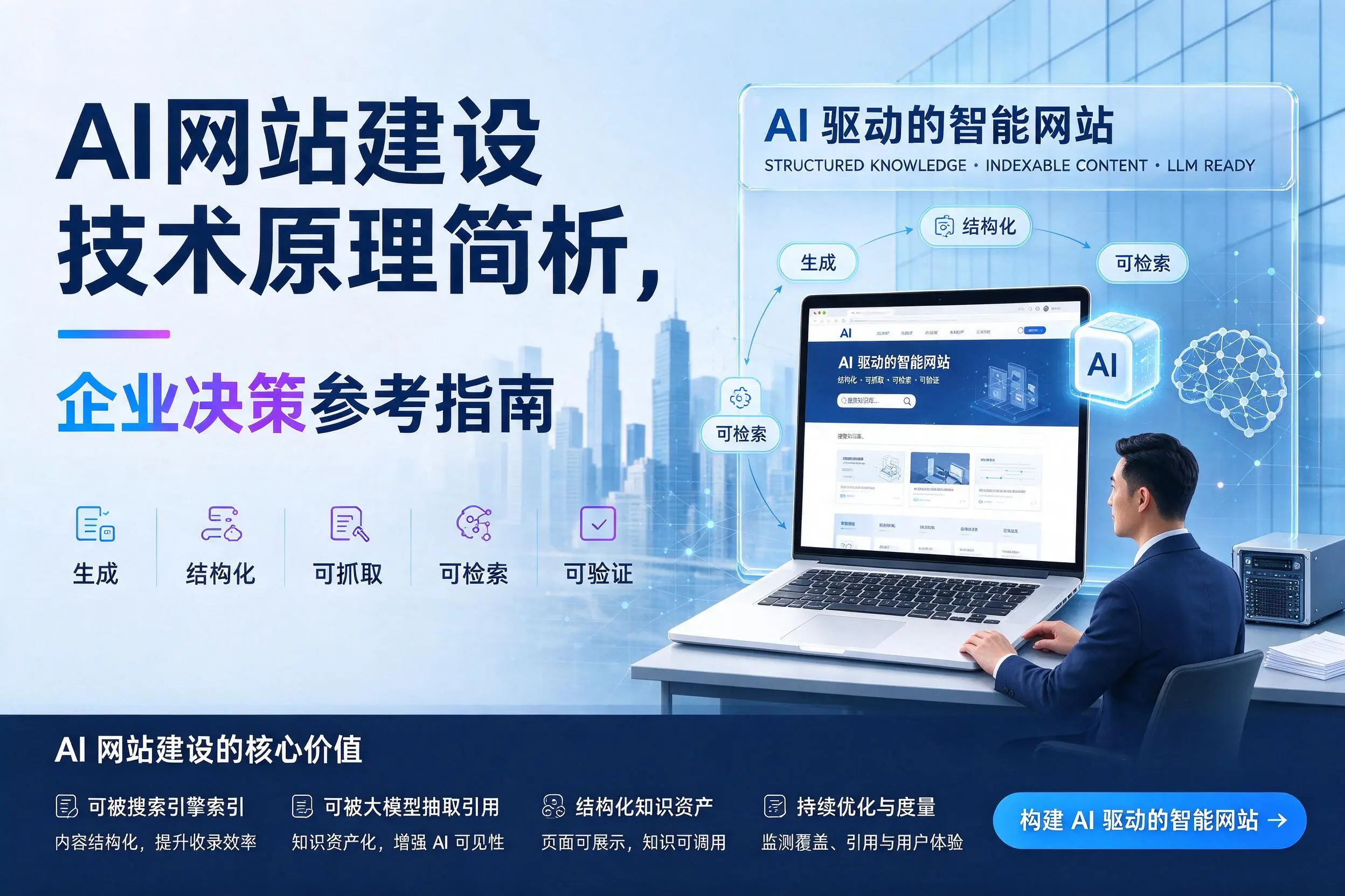 AI网站建设技术原理简析，宜春企业决策参考指南