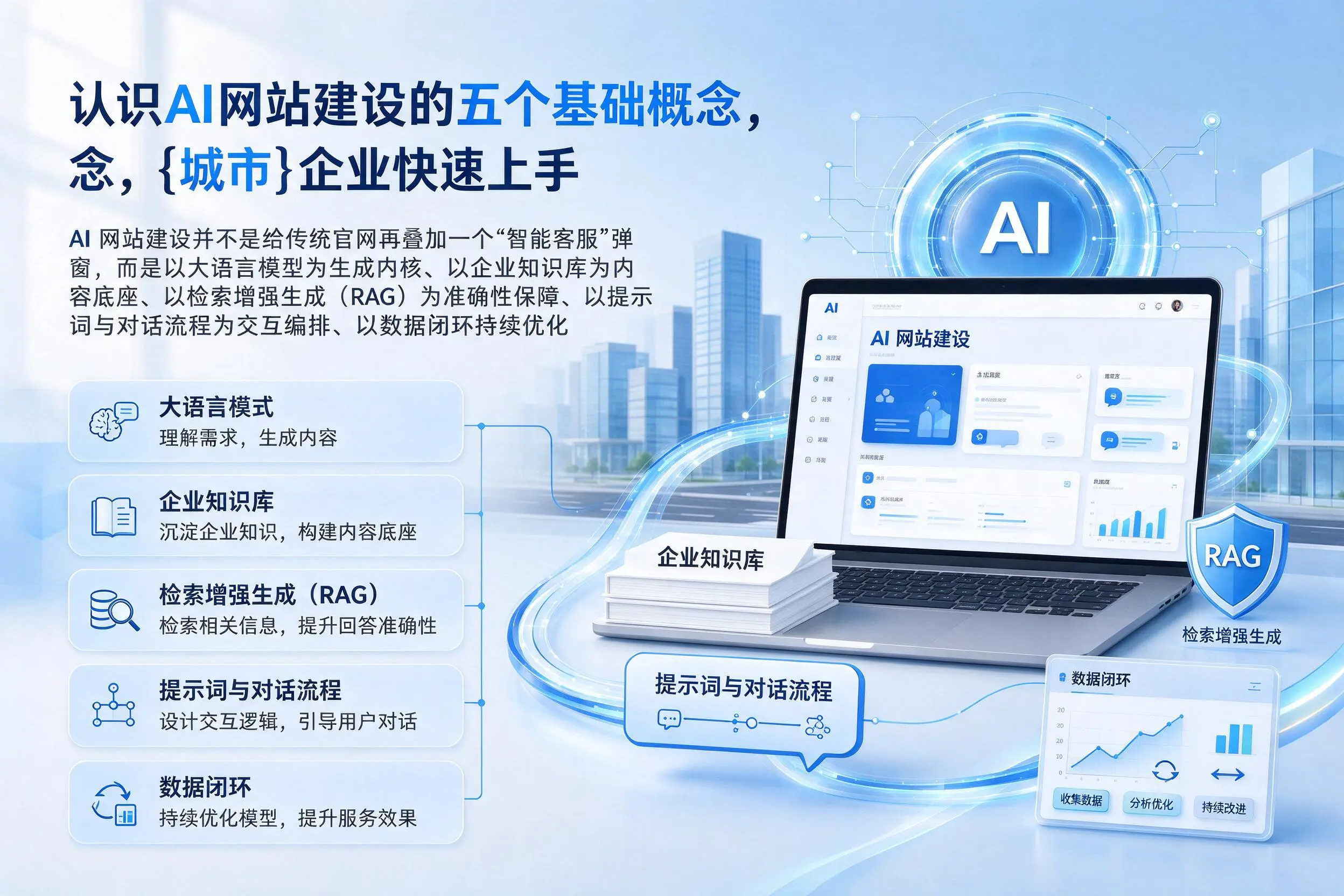 认识AI网站建设的五个基础概念，宜春企业快速上手